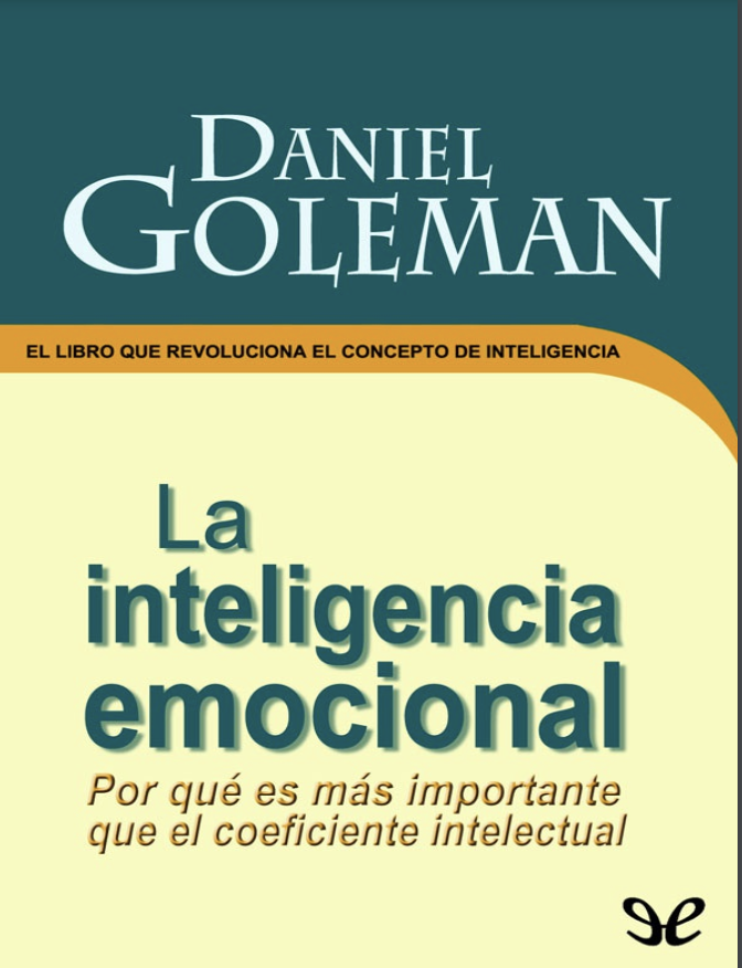 portada de libro la inteligencia emocional-daniel goleman